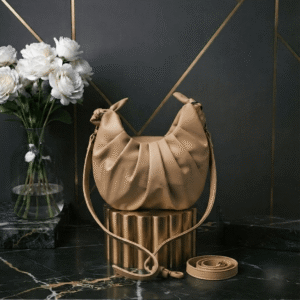 Camel knot bag front view - Khaas Andaaz